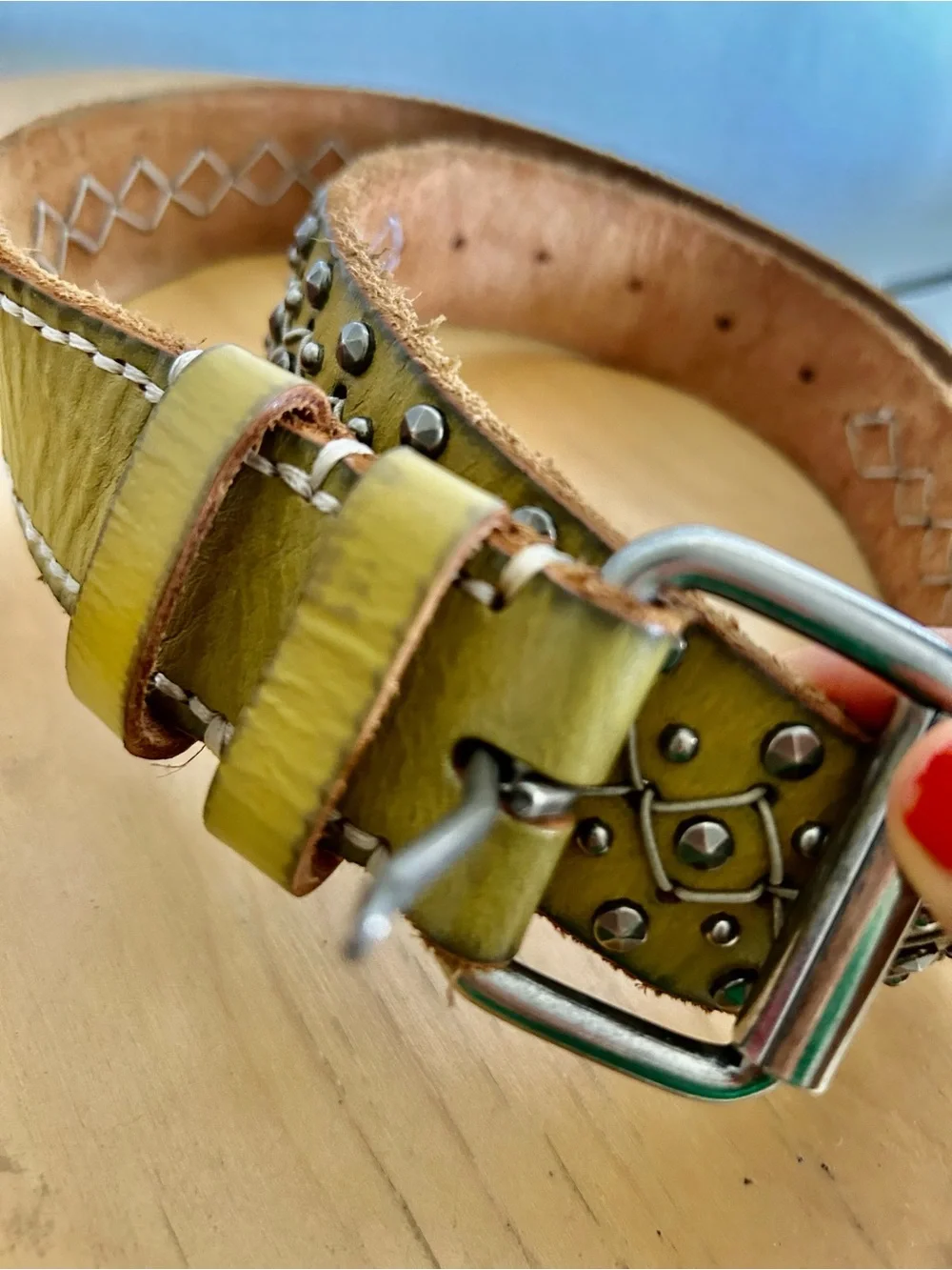 Cowboy Pro yellow leather